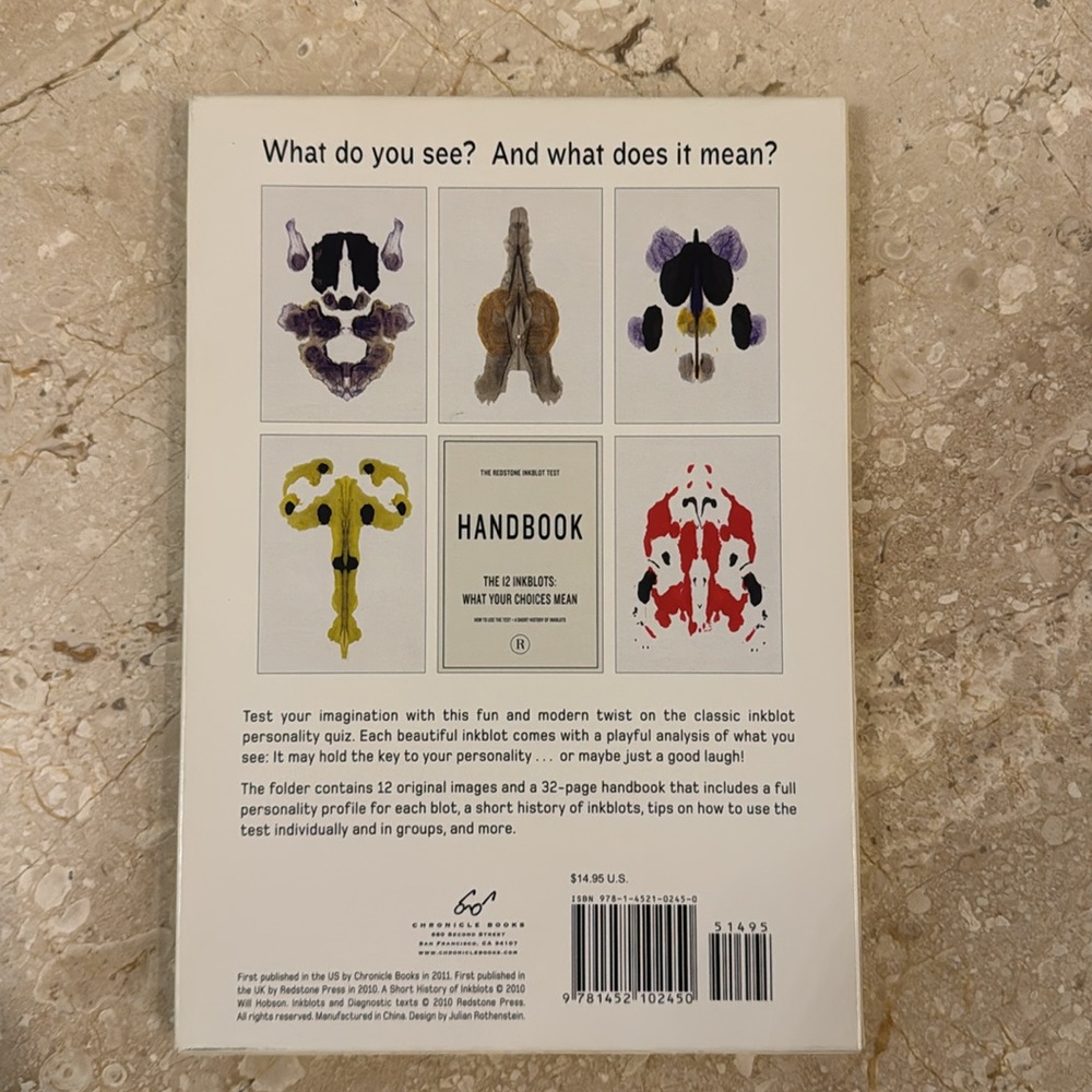 The Redstone Inkblot Test Book - Picture 2 of 9